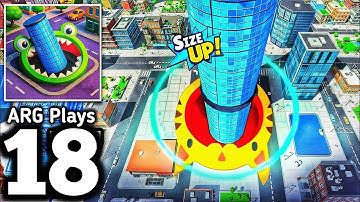 Hole.io - Gameplay Walkthrough Part 18 - Dominate The City!