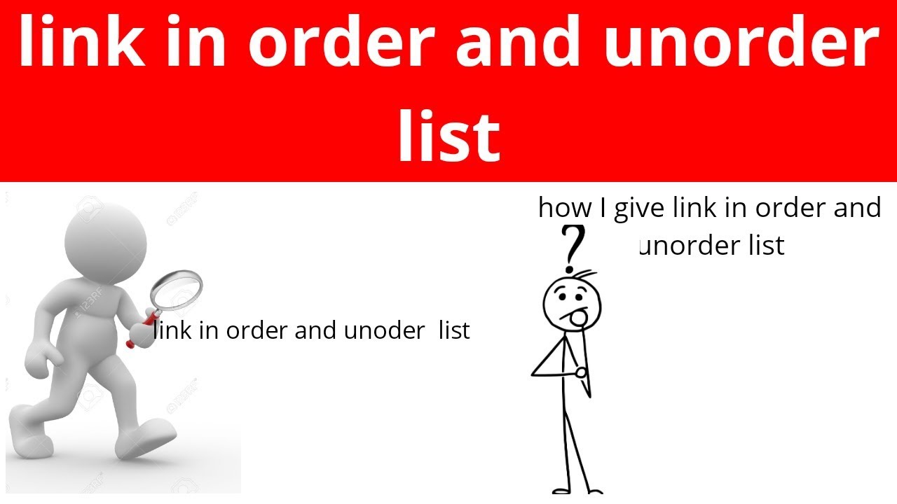 how-to-give-link-in-ordered-and-unordered-list-in-simple-form-youtube