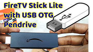 How to use OTG USB Storage in FireTV Stick Lite ⚡ Mouse Keyboard Pendrive with Firestick ✅| Som Tips