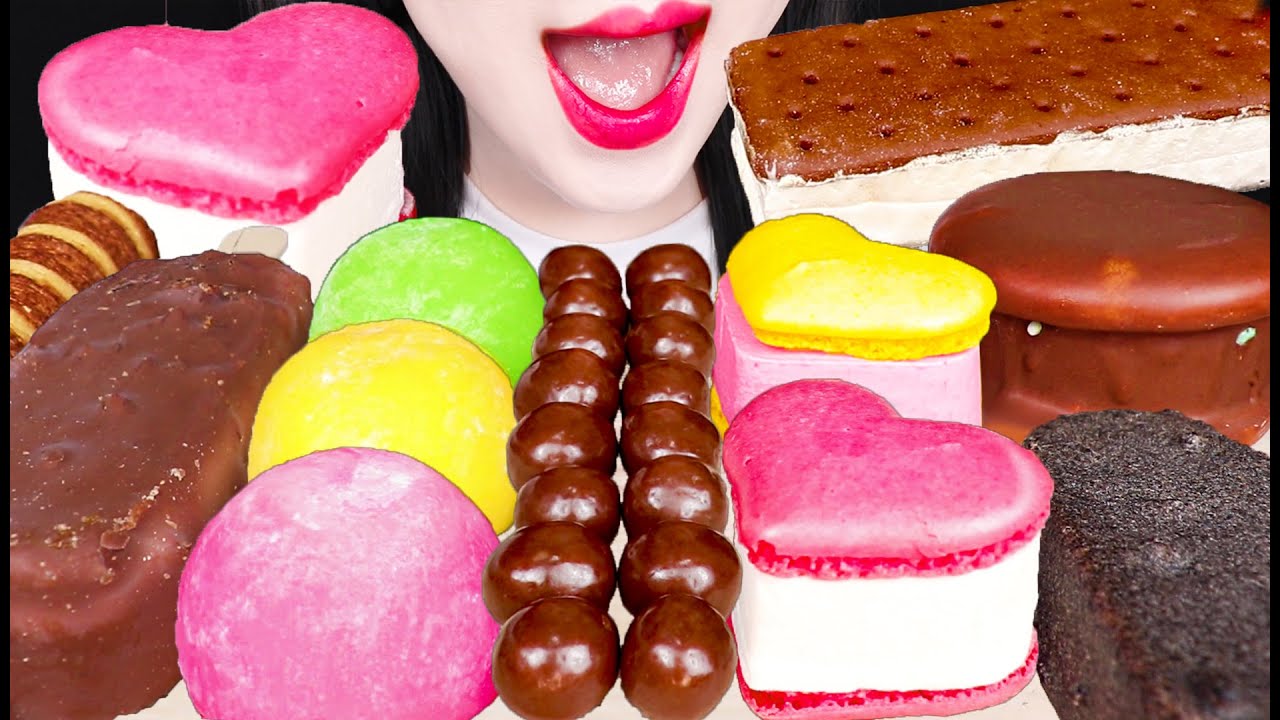 ASMR ICE CREAM 아이스크림 먹방 EATING SOUNDS