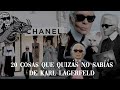 20 Cosas que quizás NO SABÍAS de KARL LAGERFELD