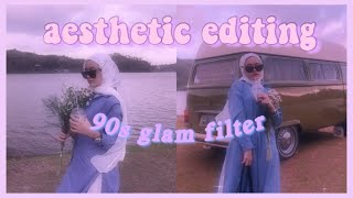 90 Glam Filter 🕊 || Aesthetic PicsArt Editing screenshot 3