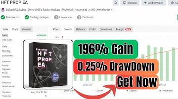 HFT PROP EA Review – News Scalper for MT4 in Action!