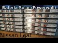 Batería solar con celdas de Nissan Leaf