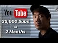 How To Get Your First 25,000 Subscribers in 2 Months