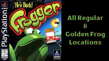 All Regular & Golden Frog Locations - Frogger (PlayStation 1, PS1)