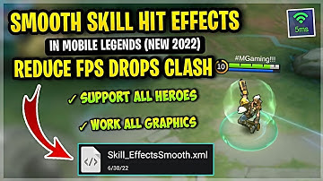 Latest! Smooth Skill Hit Effect In Mobile Legends Work All Heroes & Graphics [ Patch Saint Seiya ]