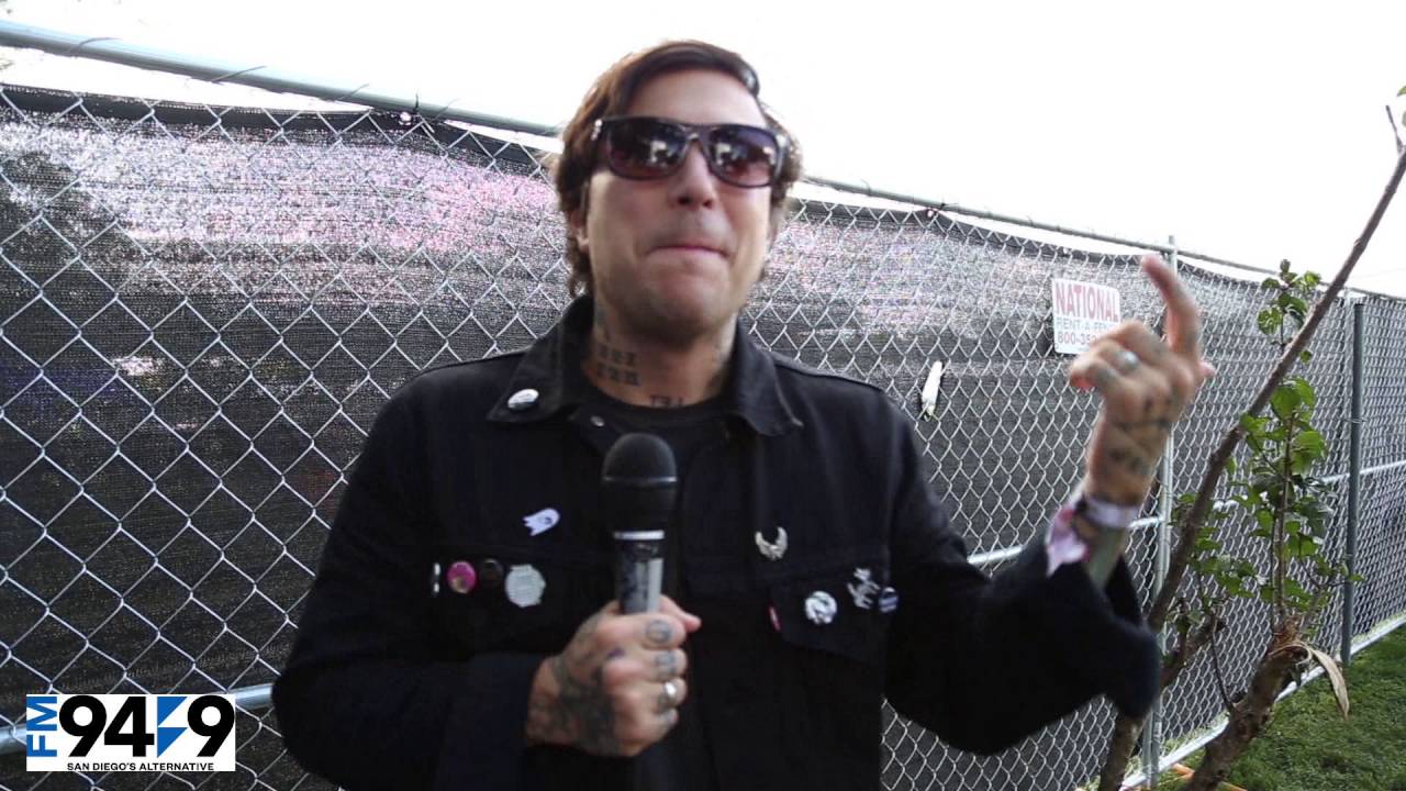 FM949 interview with Frank Iero at Riot Fest