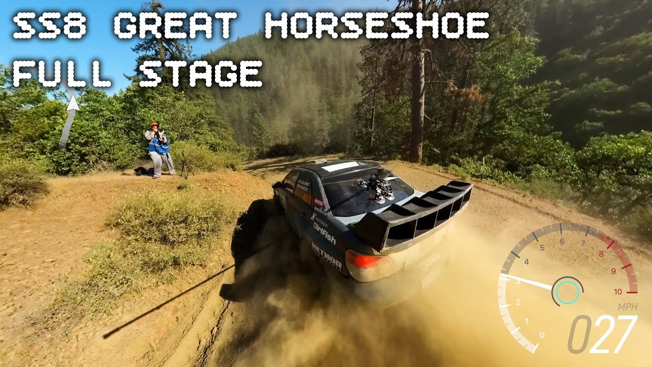 Ferrari Swapped Subaru at the 2023 Oregon Trail Rally - SS8 Great Horseshoe Full Stage 4k