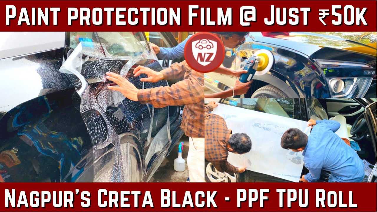 Creta PPF Installation in Nagpur Paint Protection Film on Hyundai