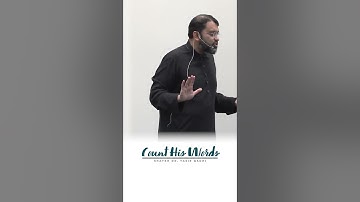 Count His Words | #Shorts | Shaykh Dr. Yasir Qadhi