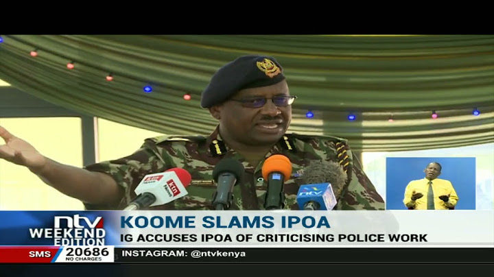 CS Kithure Kindiki, IG Japhet Koome call on police officers to use their firearms when necessary