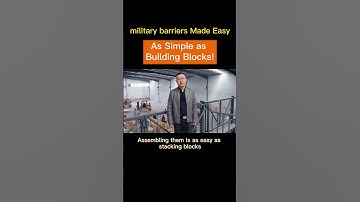 Hesco barriers Made Easy: As Simple as Building Blocks! #hescobarrier #hescobastion