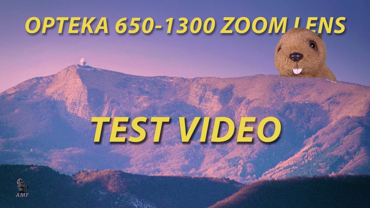 OPTEKA 650-1300mm Full Frame Zoom Lens - TEST Video