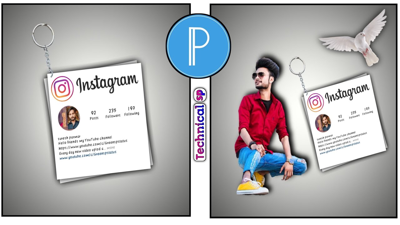 keychain🔑 instagram photo editing // pixllab photo editing // technical