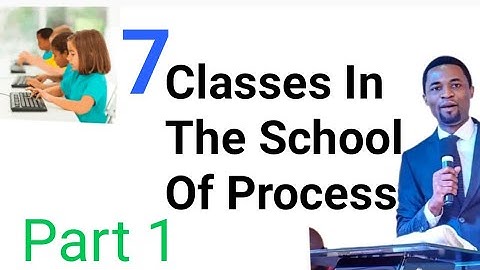 7 Classes In The School Of Process, by Apostle Micheal Orokpo