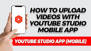 HOW TO UPLOAD VIDEOS FROM YOUTUBE STUDIO APP ON MOBILE PHONE | YOUTUBE STUDIO MOBILE APP