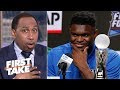 Zion has been playing against boys, he’s about to face men in the NBA – Stephen A. | First Take