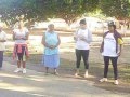 Atividade física do grupo de caminhada de Rio das Pedras