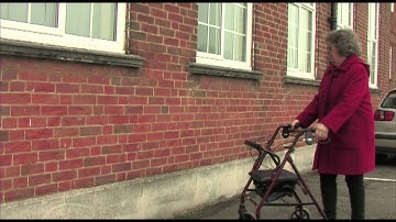 How To Use a Four Wheeled Walker (HD)