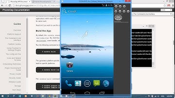 Build app in local computer with cordova/phonegap and run it on device/AVD android.
