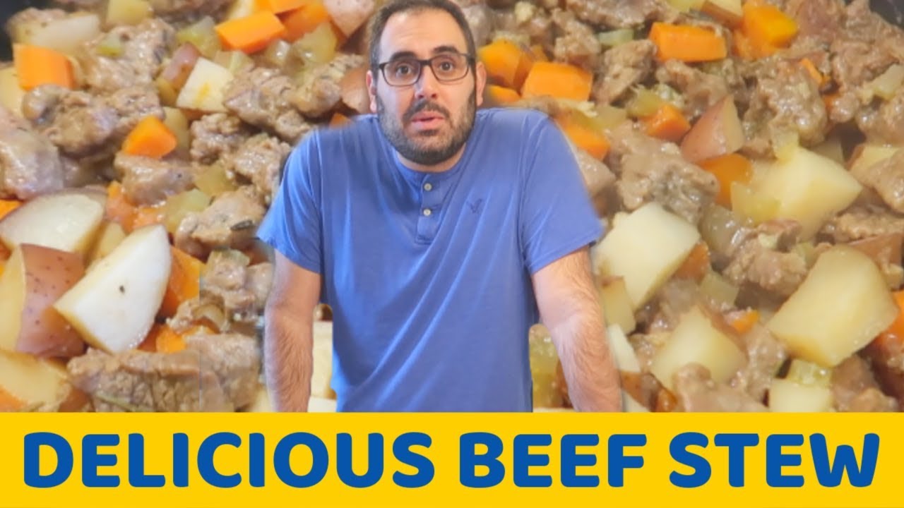 SLOW COOKER ROSEMARY GARLIC BEEF STEW (Cooking with Rob) - YouTube