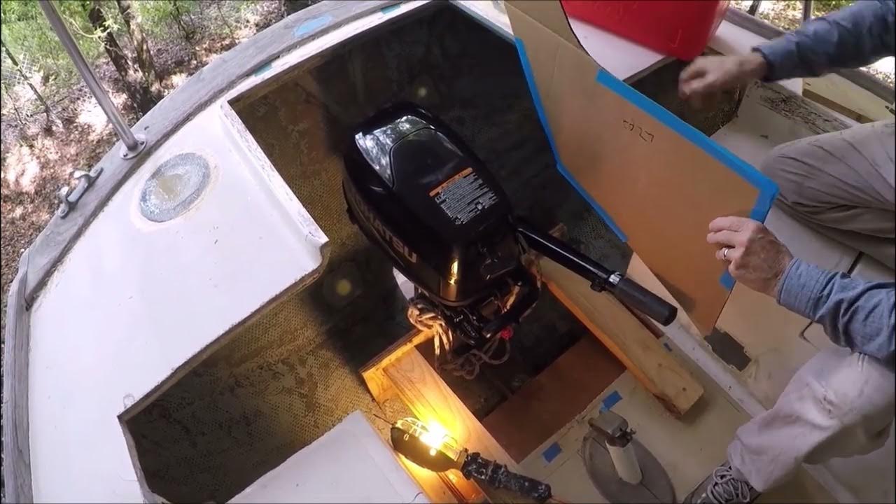 Sailboat Electric Outboard Motor Conversion Cape Dory 27 Refit Part 4