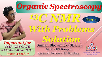 Carbon NMR Spectroscopy- Chemical Shift || Important for CSIR-NET GATE JAM M.Sc. B.Sc || By IITan