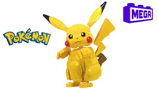 Building MEGA Pokemon JUMBO Pikachu - LEGO Pokemon Speed Build