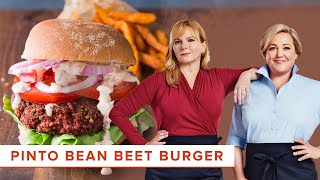 How to Make the Ultimate Vegan Pinto Bean Beet Burger