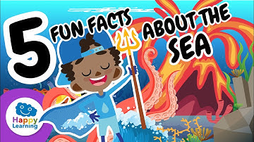 🌊🐙 5 Fun Facts About the Sea | Educational Videos for Children | @HappyLearningENG