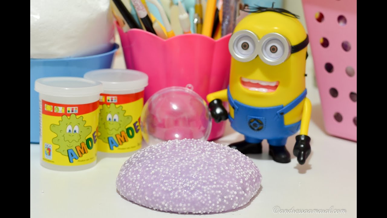 Como fazer Massinha super diferente feita com geleinha amoeba