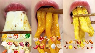 asmr 30 MINUTES EMOJI FOOD (DELICIOUS FOOD) 30분 맛있는 이모지먹방 MUKBANG eating sounds