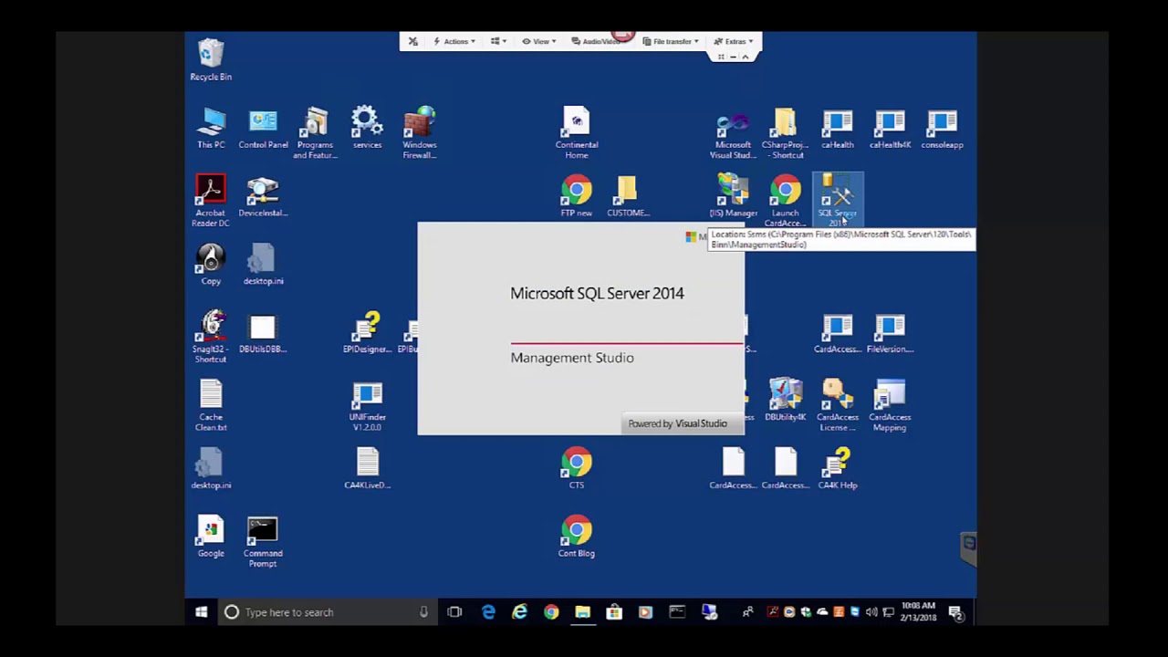 Performing a SQL Database Backup - YouTube