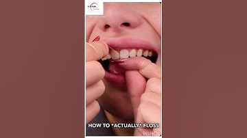 How to ACTUALLY Floss your teeth? #demo #delhidentist #flossing