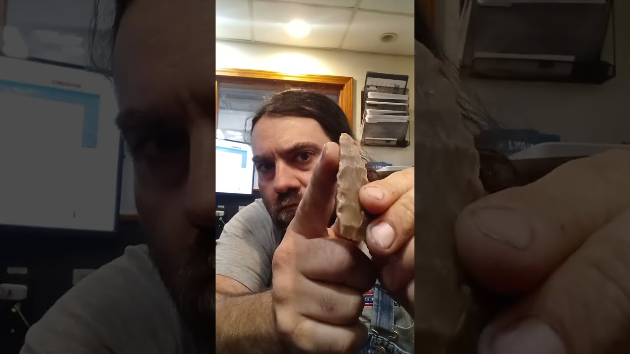 Making a Cache River from Crowleys Ridge chert. 