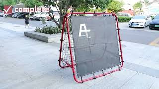 Double Sided Rebounder Net Football Training Equipment Install