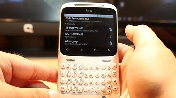 Conect HTC ChaCha to WiFi, Internet