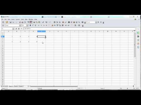 Openoffice Beginner - Spreadsheet - Tutorial 2