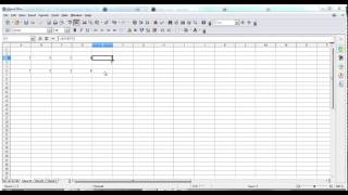 Openoffice Beginner - Spreadsheet - Tutorial 2