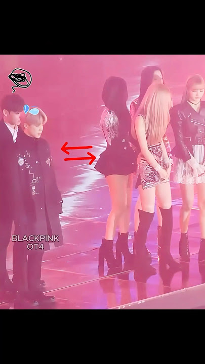 Blackpink and BTS are shy when standing next to each other!🤭 #blackpink #bts #reaction