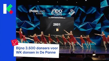 Bijna 3.500 dansers voor WK dansen in De Panne