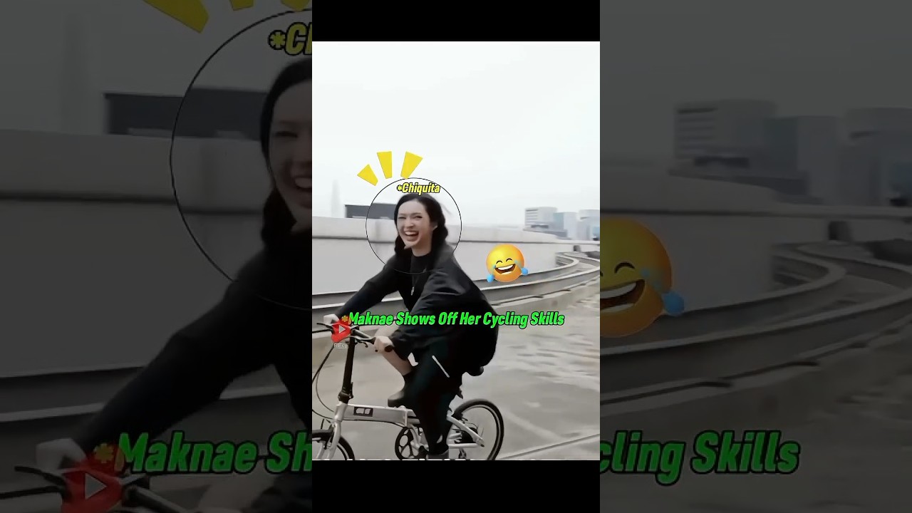 Chiquita's Spirit When Playing Bike .