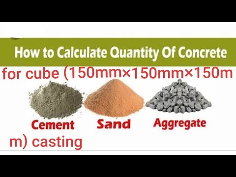 Video: How Many Cubes Of Sand Are In A Cube Of Concrete? What Amount Is Needed Per 1 M3 Of Concrete For Different Mortars? How Many Kg Of Sand Are In A Cube Of Concrete M300 And M400?