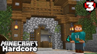 Minecraft 1.16 Hardcore Survival : Diamond Mine and Woodland Mansion Adventure!