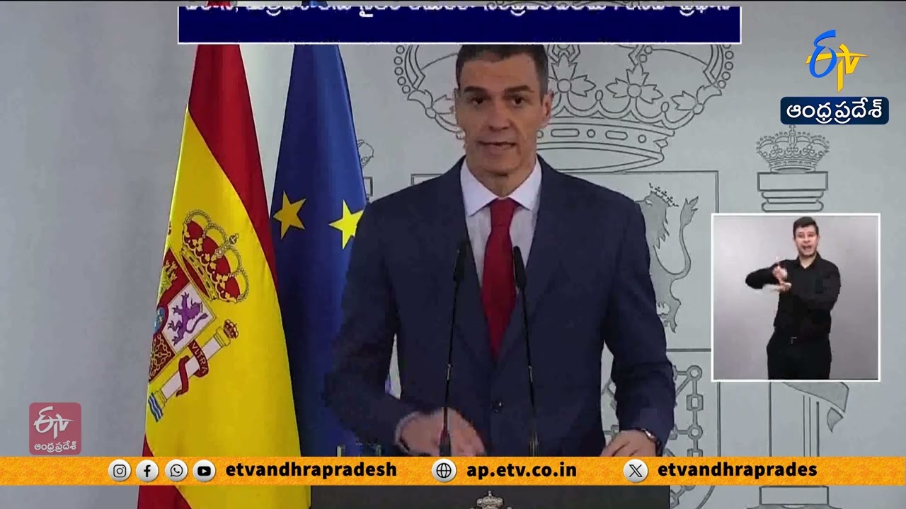 Spain PM Pedro Sanchez Condemns Strikes on Iran