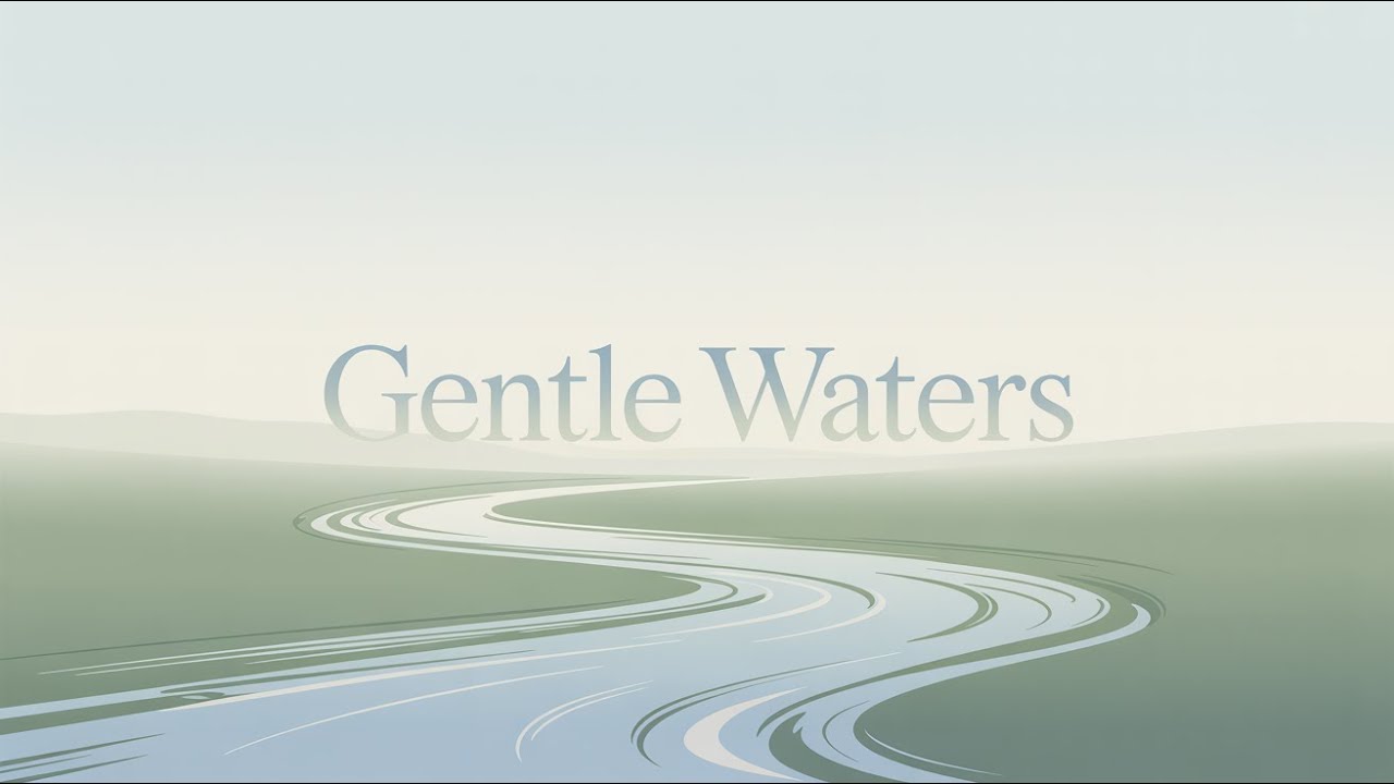 Gentle Waters · 1 Hour of Peaceful Lofi | Soft Pads, Vinyl Noise & Calm River Ambience