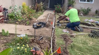 Rebuild and Moving Sprinkler Lines | Irrigation Job