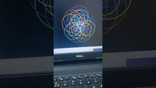 write a program to draw a rainbow circle animation using turtle python