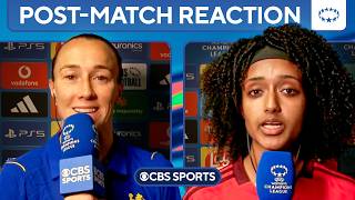 "I love playing Lyonnes" - Lucy Bronze talks Chelsea clean sheet + Lily Yohannes, Ellie Carpenter screenshot 4